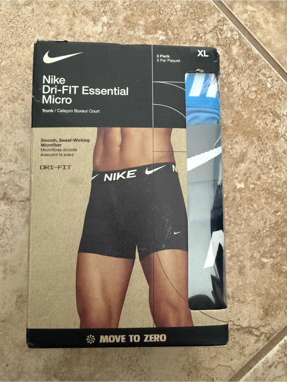 Nike Dri-FIT Boxer Briefs - Black & Blue